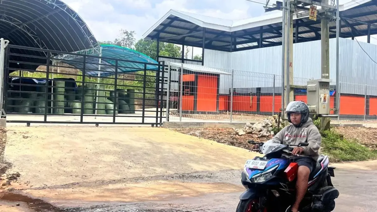 Salah satu insinerator yang siap dioperasikan berada di kawasan Polder Air Hitam. (MELI/SAPOS)