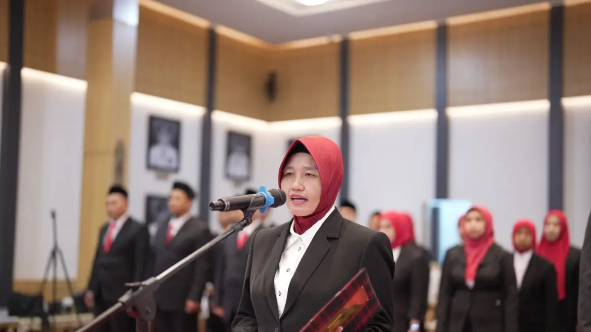 Pelantikan Sekda dan pejabat lainnya.