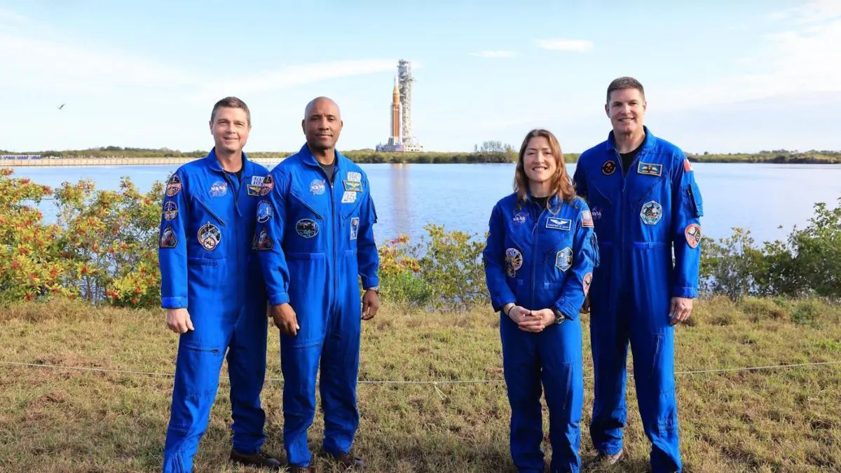 Para awak Artemis dalam misi ke Bulan.