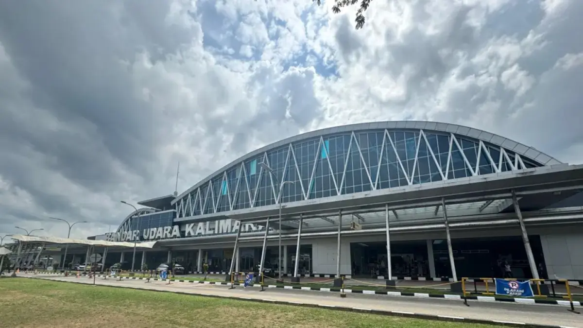 Bandara Kalimarau salah satu fasum yang tengah diusulkan diganti menjadi nama pahlawan. (SENO/BP)