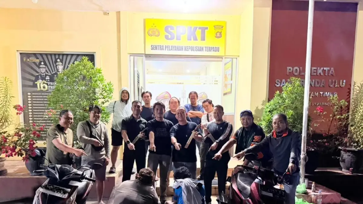 Dua pelaku penyerangan di Jalan Gajah Mada berhasil diringkus aparat kepolisian. (ist)