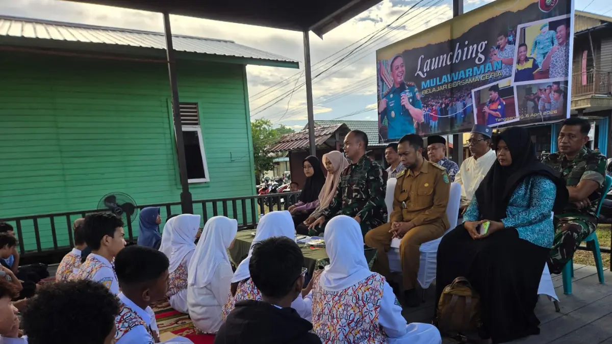 Launching Program Mulawarman Belajar Bersama Ceria di Kelurahan Baru, Tenggarong (Istimewa)