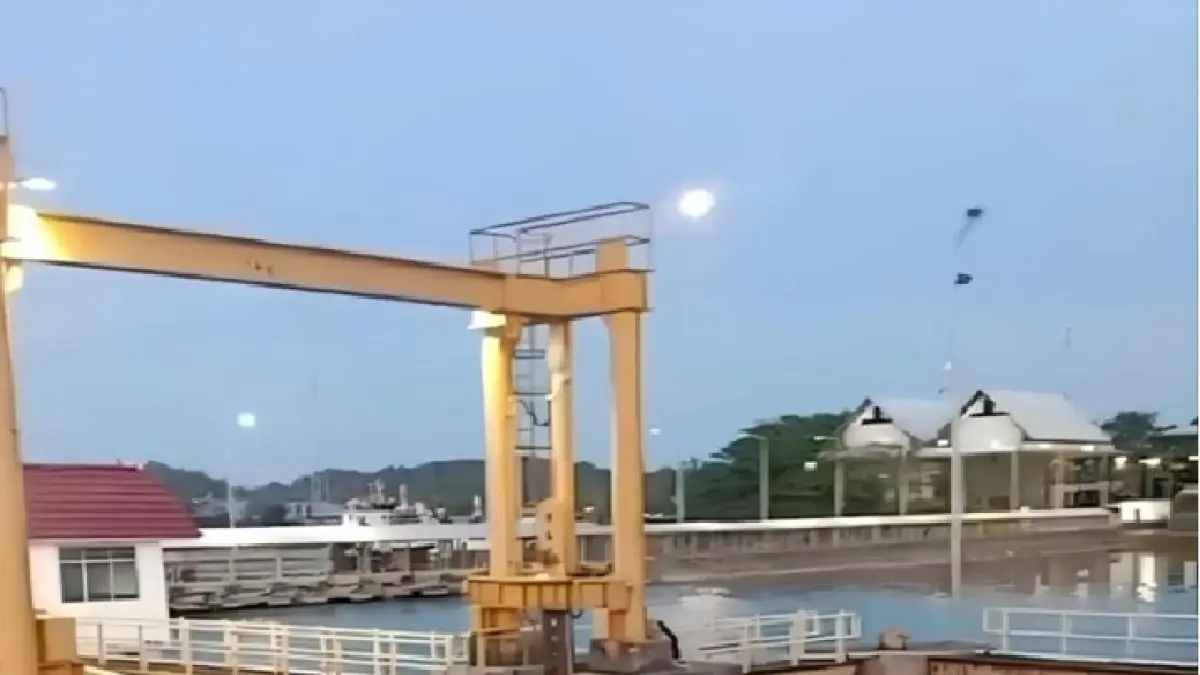 Pelabuhan ferry di Juata Laut Tarakan. Kawasan Tarakan Utara bakal lebih ramai dengan rencana dibangunnya pusat pemerintahan baru.