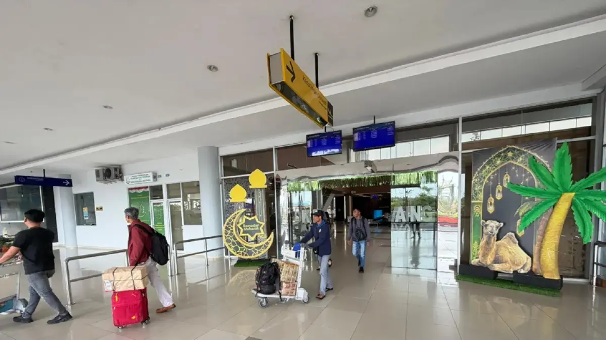 Harga tiket pesawat ke Tarakan belum normal pasca arus balik Lebaran. (HRK)