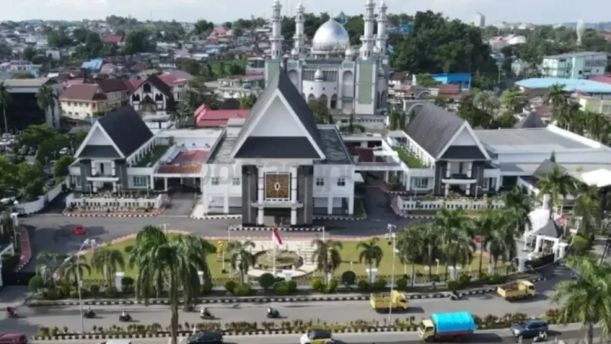 Rumah jabatan Gubernur Kaltim.