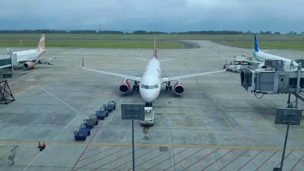 Bandara SAMS Sepinggan Balikpapan.
