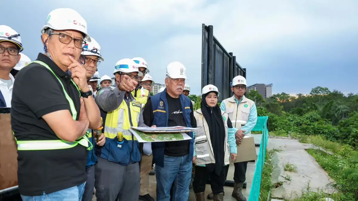 Basuki Tinjau Kesiapan Kawasan pembangunan Polresta IKN.

