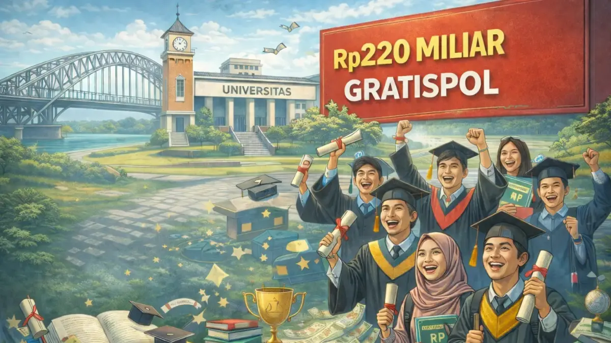 Ilustrasi Gratispol pendidikan.