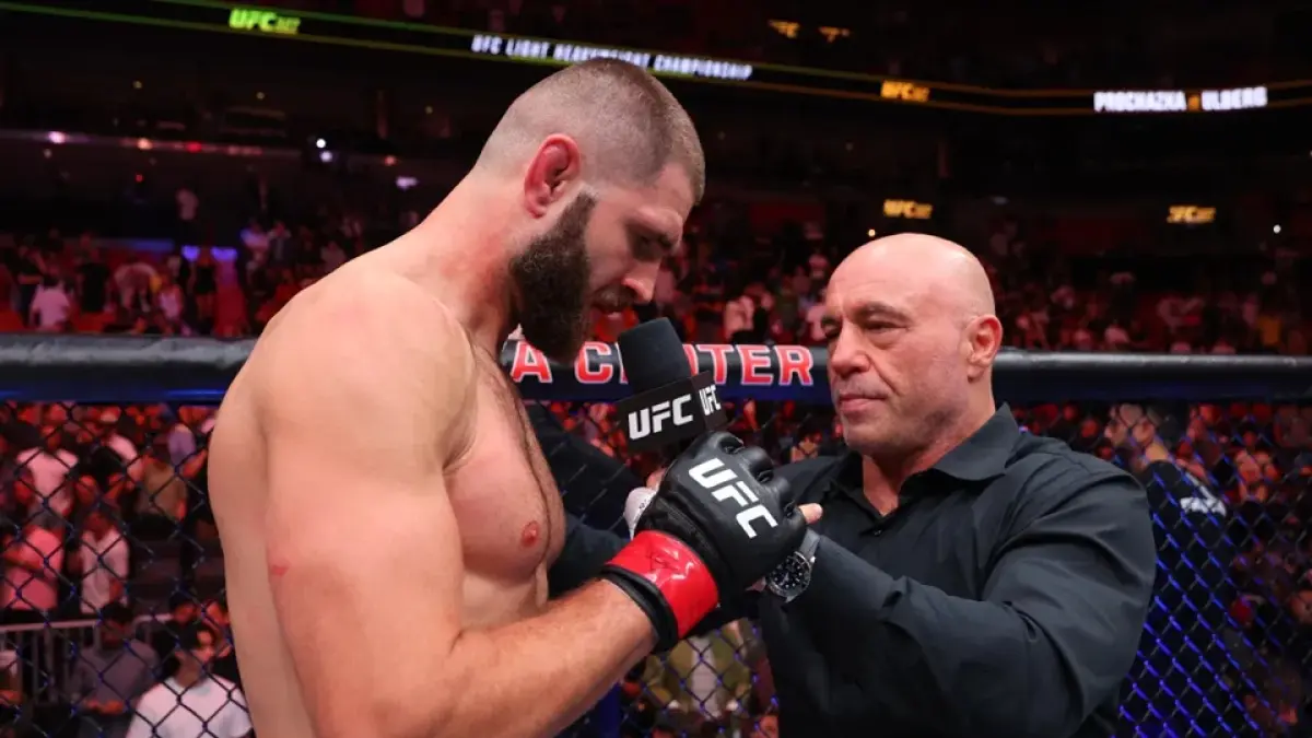 Jiri usai kalah dari Carlos Ulberg.