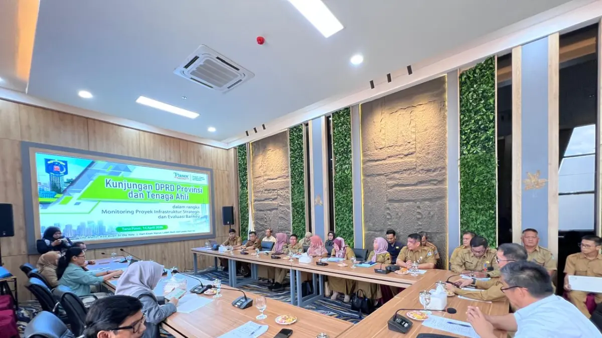 PANTAU: Tim Banggar DPRD Kaltim berkunjung ke Kabupaten Paser membahas progres bankeu Kaltim ke Paser 2026, Selasa, 14 April 2026. M NAJIB/KALTIM POST