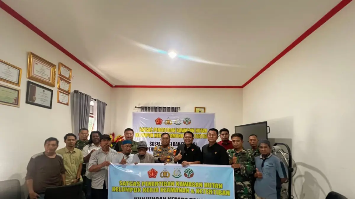 Sosialisasi dan dialog bersama Satgas PKH dengan warga Desa Sungai Payang, Loa Kulu (Istimewa)
