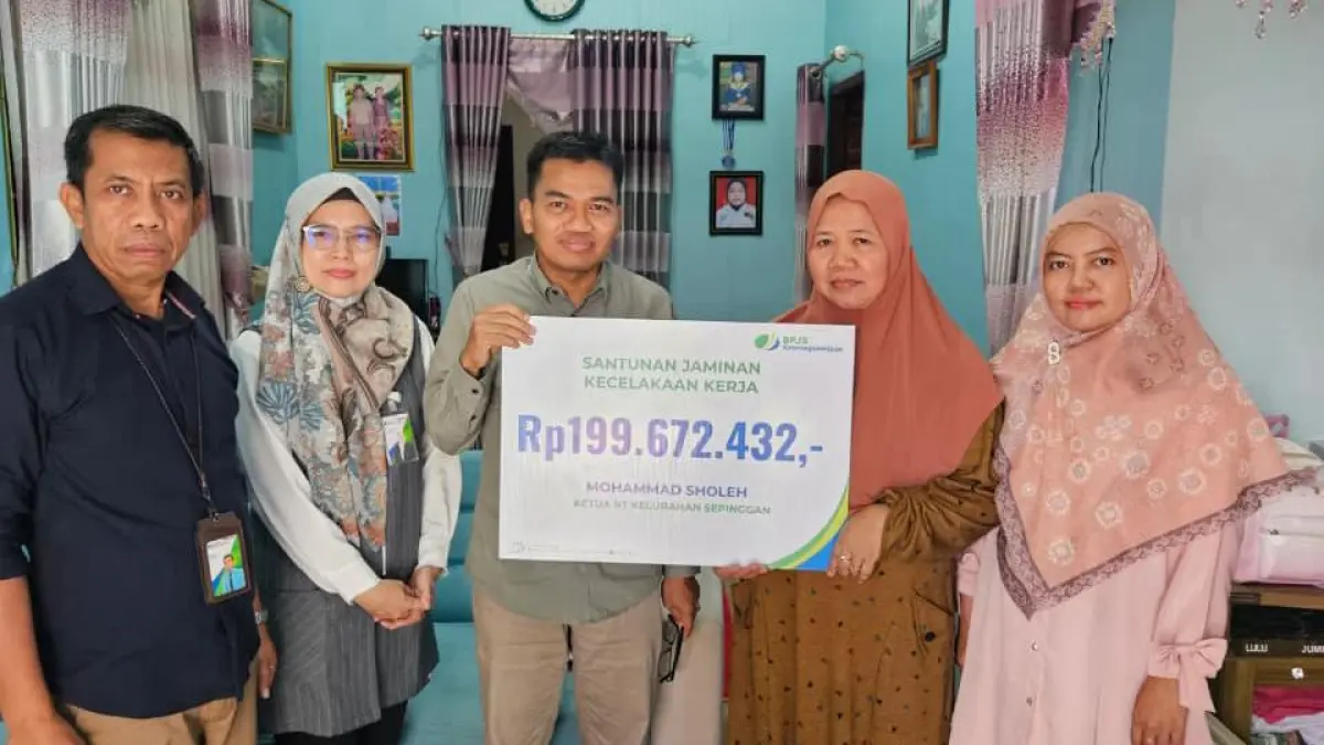 Santunan JKM ini diharapkan dapat membantu meringankan beban ekonomi keluarga yang ditinggalkan, sekaligus menjadi bukti nyata hadirnya negara dalam memberikan perlindungan sosial ketenagakerjaan.