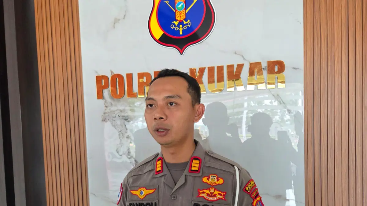 Kasat Lantas Polres Kukar, AKP Ahmad Fandoli (Elmo/Prokal.co)
