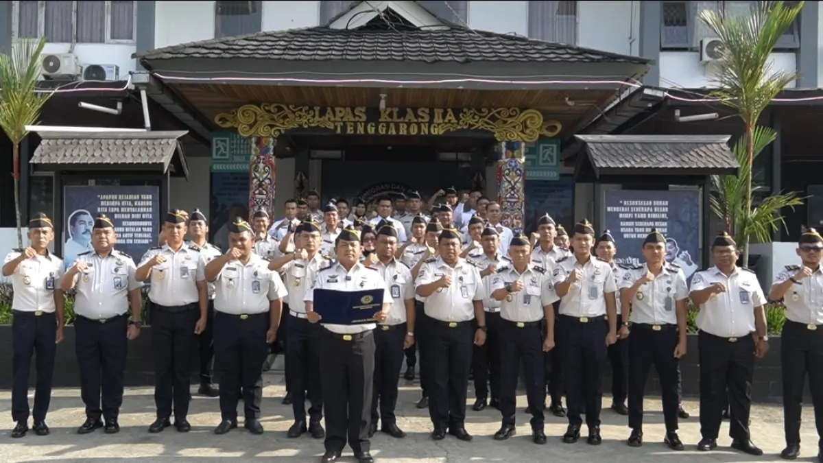 Ikras Zero Halinar jajaran Lapas Kelas IIA Tenggarong (Istimewa)