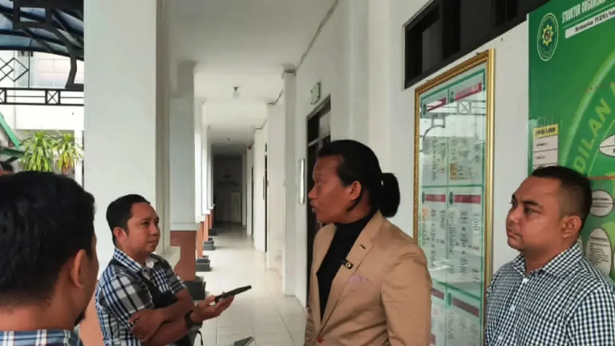 Kuasa hukum pemohon praperadilan, Jeplin Sianturi saat diwawancarai belum lama ini. (istimewa)