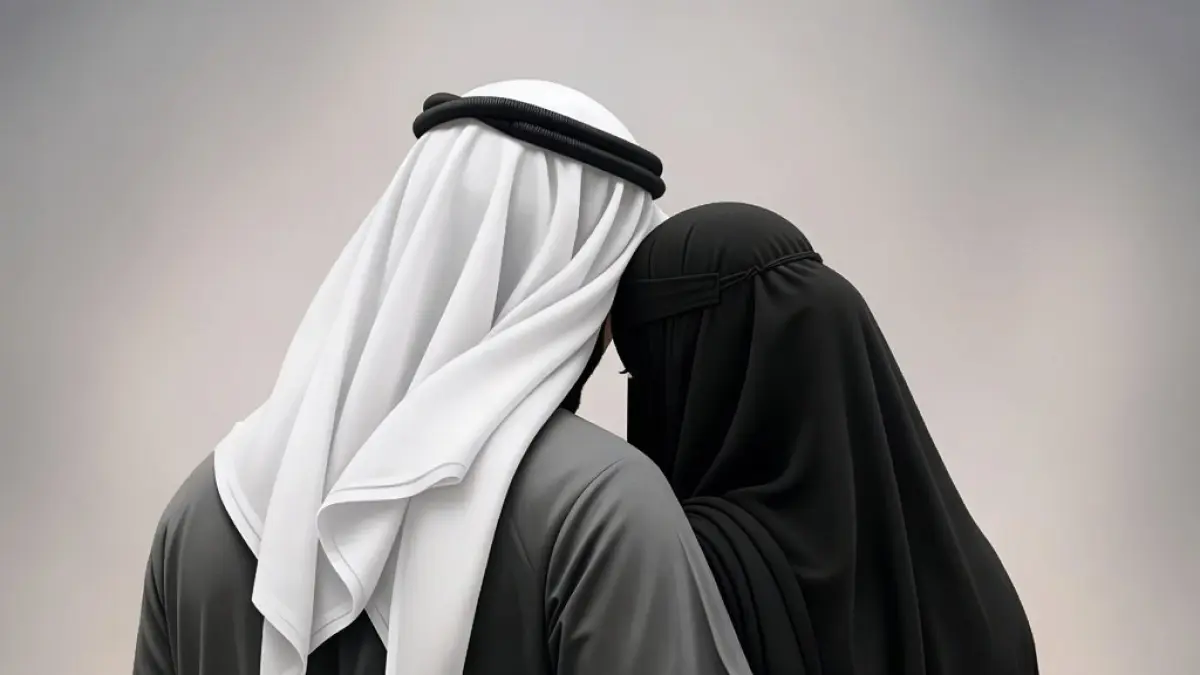 Ilustrasi pria dan wanita,