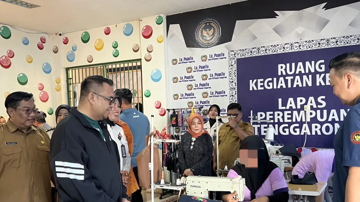 Pembinaan Lapas Perempuan Tenggarong yang disaksikan langsung oleh Bupati Kukar Aulia Rahman Basri (Istimewa)