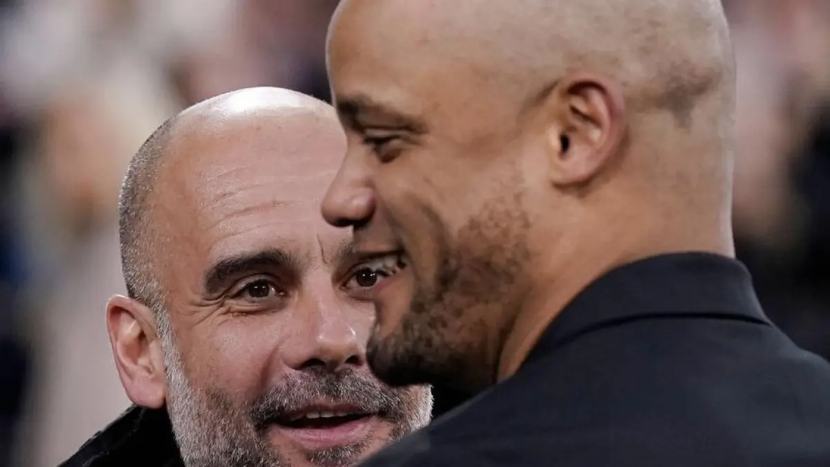 Pep dan Vincent Kompany