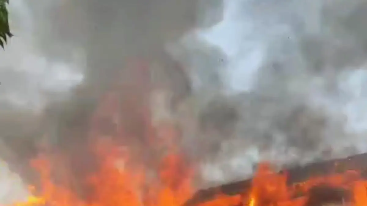 Kebakaran di Samarinda.