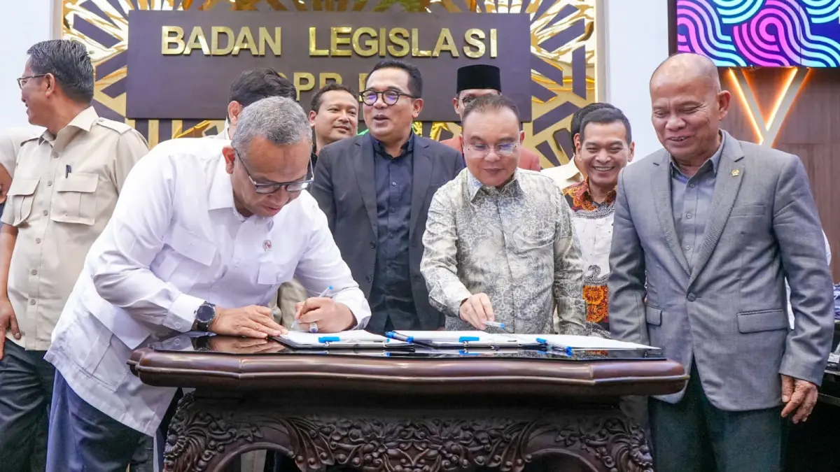 
SUDAH SAH: Pemerintah dan DPR RI menyepakati RUU PPRT disahkan menjadi undang-undang, Selasa, 21 April 2026. 