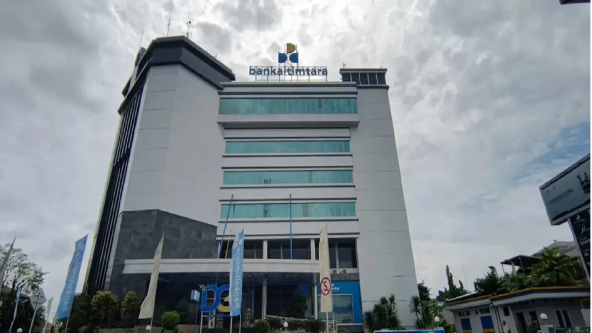 Kantor Pusat Bankaltimtara di Samarinda.