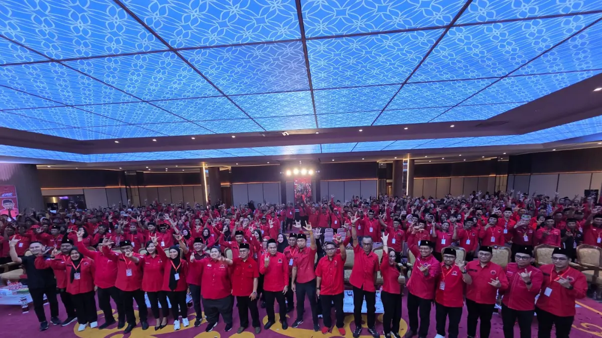 Musyawarah Anak Cabang DPC PDI Perjuangan Kutai Kartanegara (Elmo/Prokal.co)