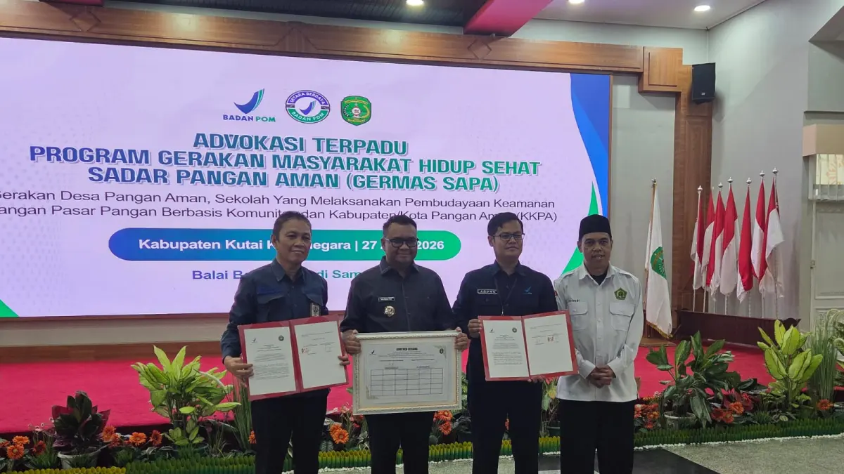 Advokasi terpadu Desa Pangan Aman dan Pasar Pangan Aman Berbasis Komunitas di Pendopo Odah Etam (Elmo/Prokal.co)