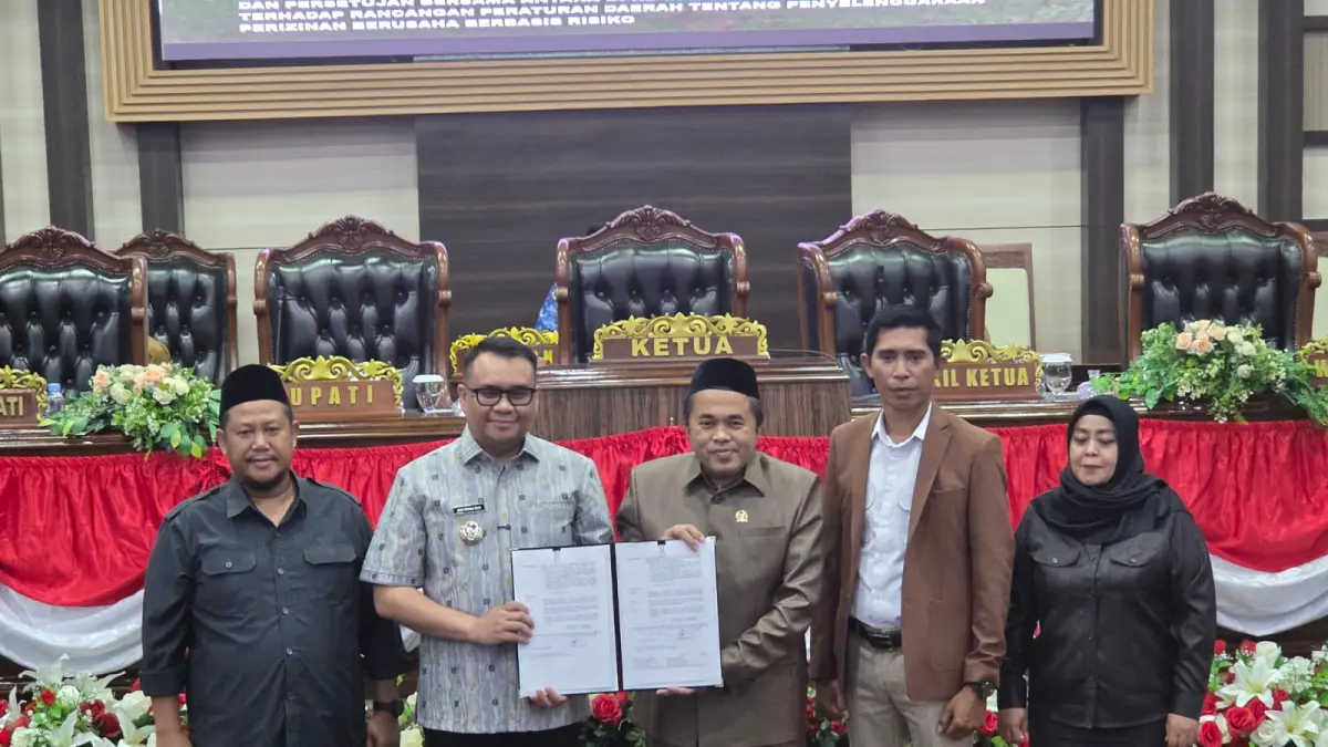 Rapat paripurna ke-7 DPRD Kukar penyampaian rekomendasi LKPJ (Elmo/Prokal.co)