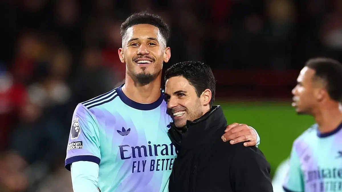 Saliba dan Arteta