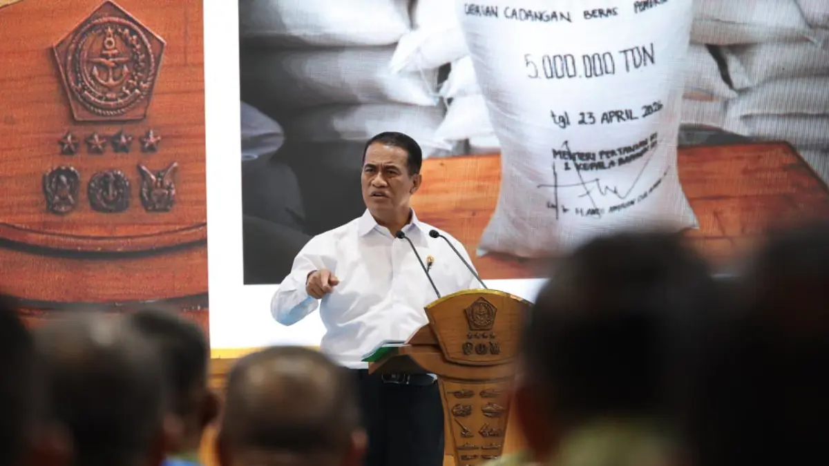 PAPARKAN: Mentan Amran dalam forum bersama jajaran pimpinan TNI di Unhan, Kawasan IPSC Sentul, Kabupaten Bogor, Jabar, Rabu, 29 April 2026. ISTIMEWA