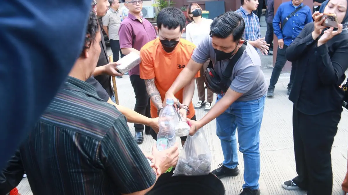 Pemusnahan barang bukti.