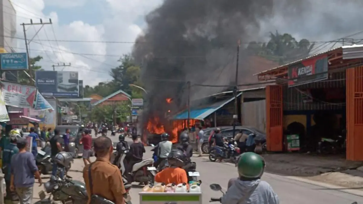 Kebakaran di Samarinda.