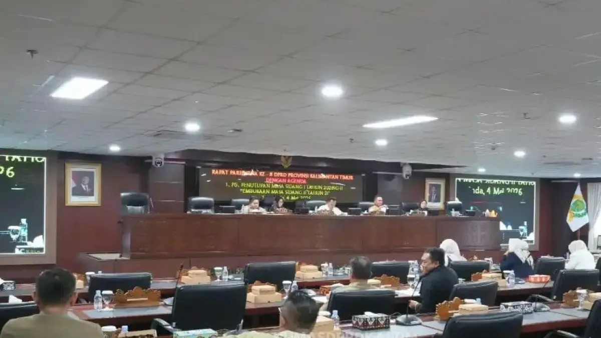 Paripurna DPRD Kaltim beberapa hari lalu 