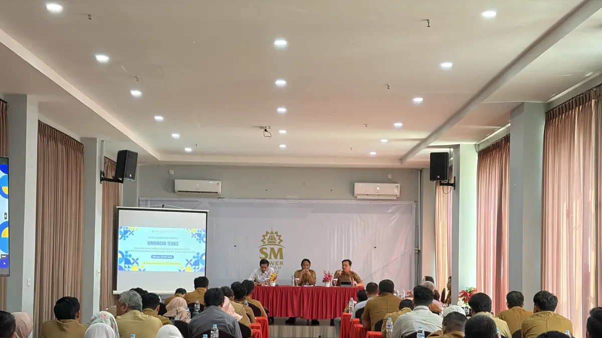 BIMTEK: UKPBJ Berau mengadakan bimbingan teknis penyusunan harga perkiraan sendiri dan spesifikasi teknis yang akuntabel, Selasa, 5 Mei 2026. KPG