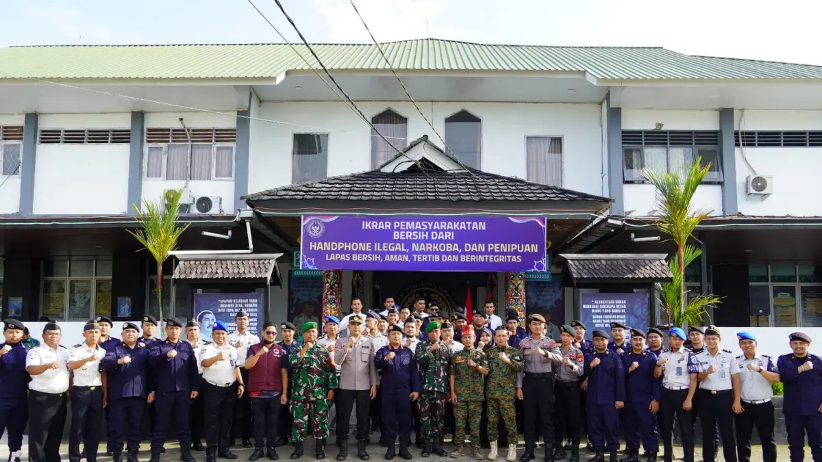Lapas Tenggarong melaksanakan ikrar zero Halinar (Istimewa)