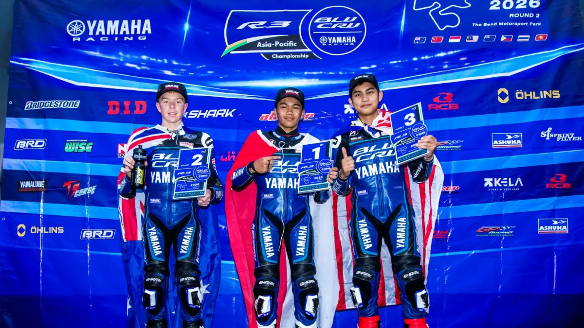 Yamaha Racing Indonesia kembali menuai hasil gemilang dari pembinaan pembalap muda melalui prestasi yang ditorehkan oleh Sabian Fathul Ilmi.