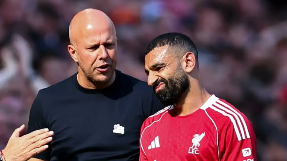 Arne Slot dan Mo Salah