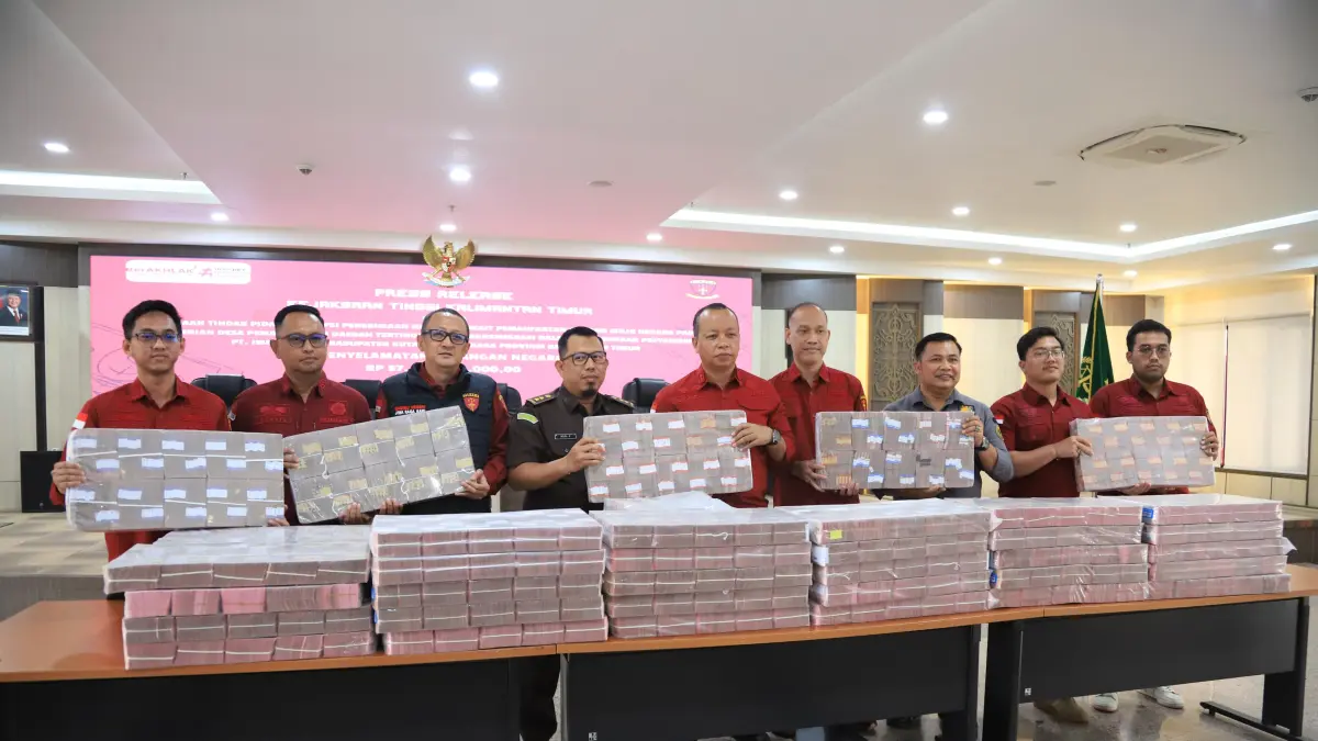 Barang bukti yang disita.