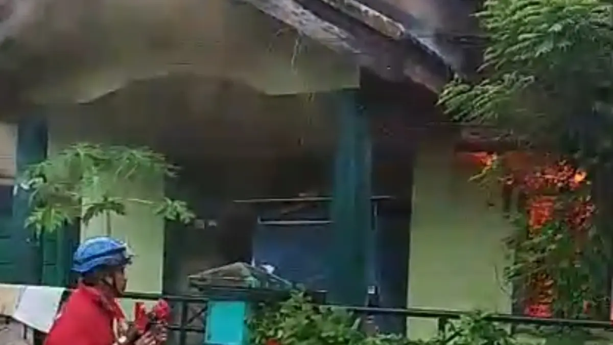 Kebakaran di Samarinda.