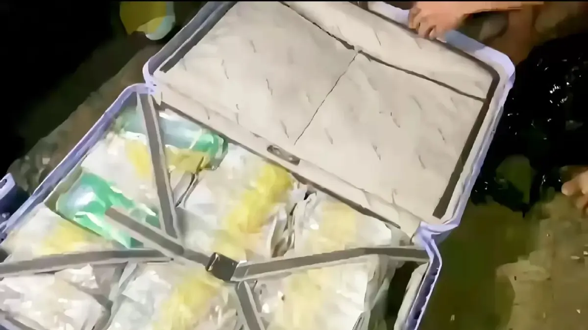 Barang bukti sabu seberat 92 kilogram yang didapat BNN RI di kawasan Kutai Timur. (ist)