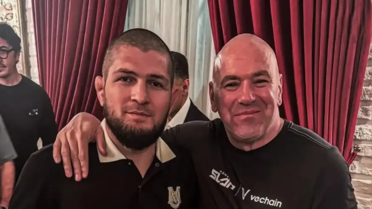 Khabib dan Dana White.