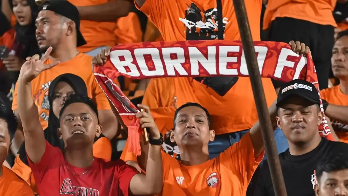 Suporter Borneo FC.