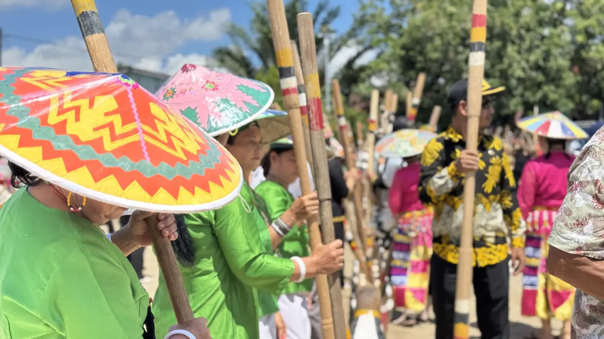 WISATA BUDAYA: Festival Budaya Lesung Osap 2026 di Kampung Bena Baru, Kecamatan Sambaliung, Kabupaten Berau. KPG
