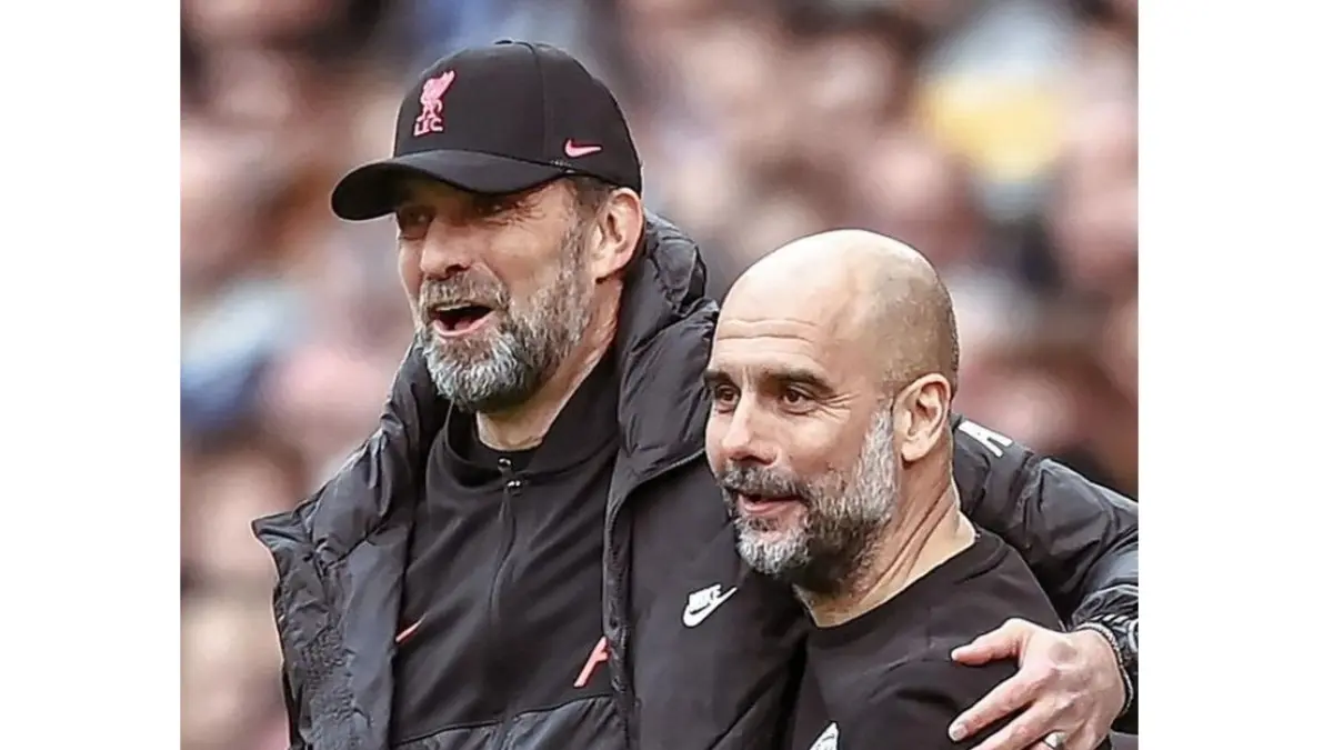 Juergen Klopp dan Pep Guardiola.