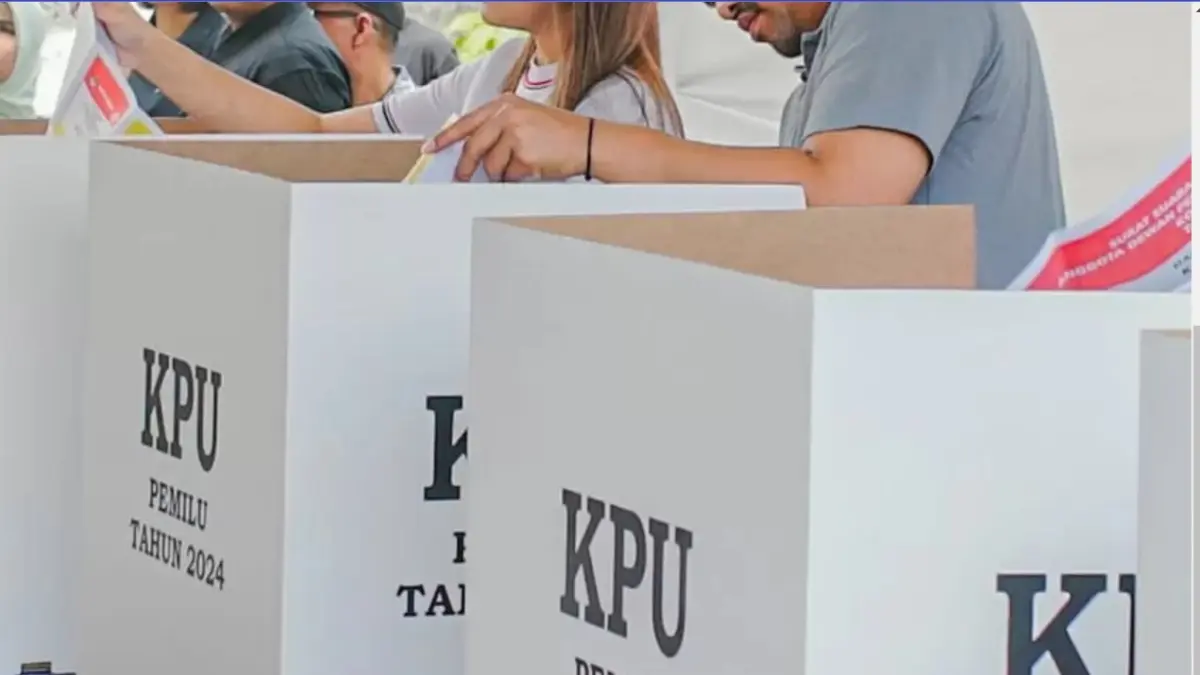 PEMILU : Suasana pencobolosan pada Pemilihan Umum (Pemilu) 2024 di Kabupaten Sanggau.