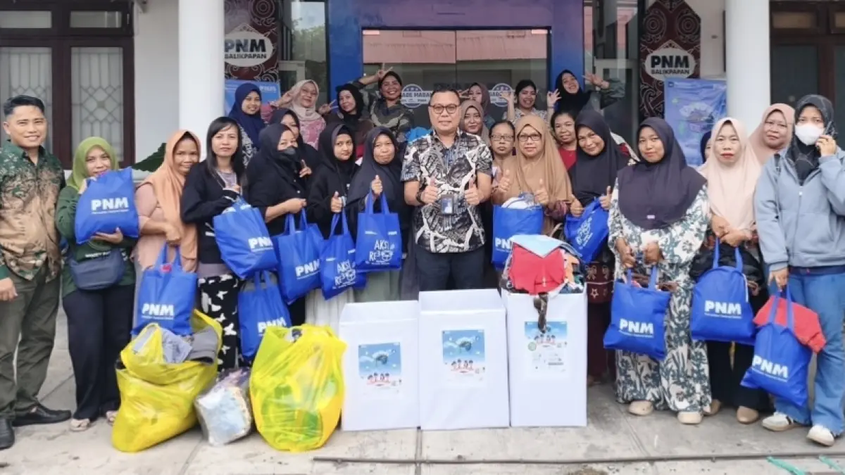 
SEBAR MANFAAT: Pada agenda RE3 FOR-E, PT PNM menghadirkan gerakan yang menghubungkan kepedulian lingkungan dengan pemberdayaan ekonomi. ISTIMEWA