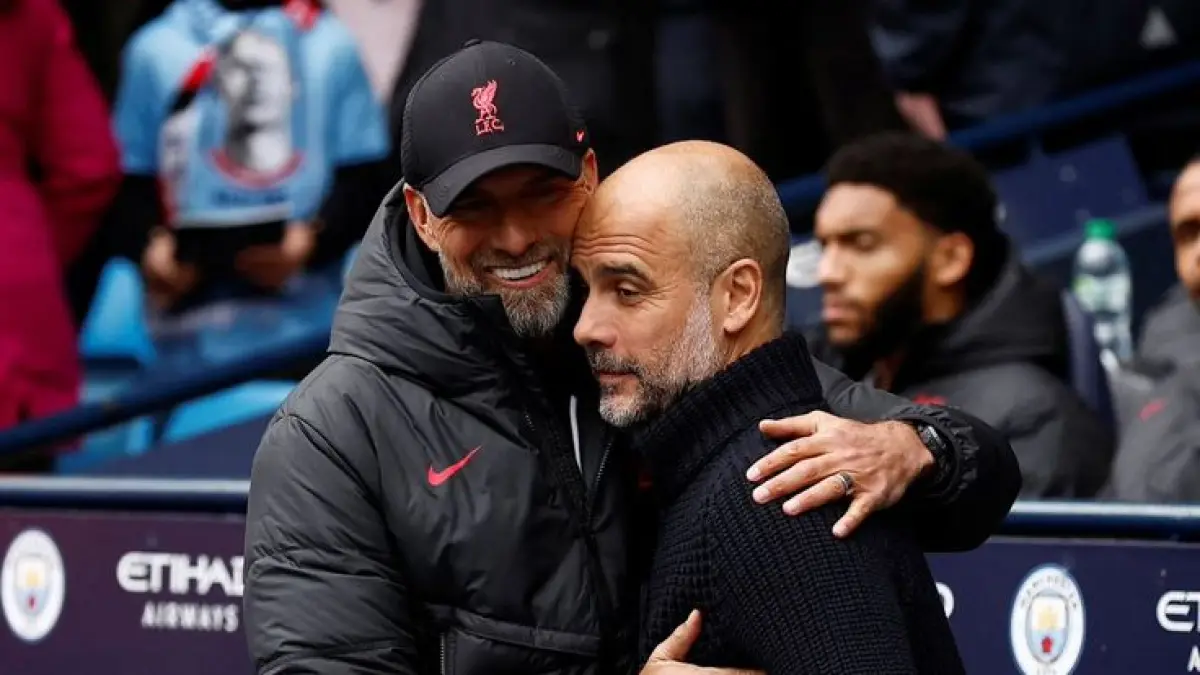Juergen Klopp dan Pep Guardiola.