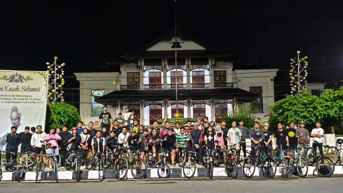 Perhelatan Critical Mass perdana di Tenggarong yang diinisiasi Candra Octa (Ist/Candra Octa)
