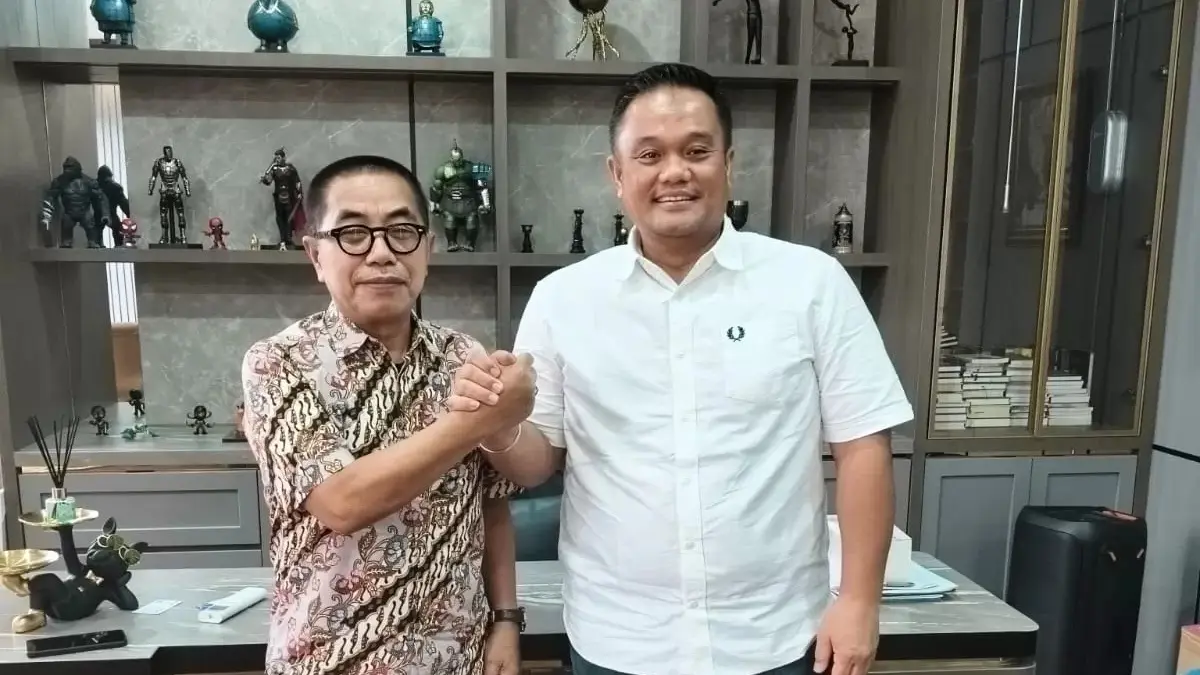 Rusdiansyah Aras dan Anderiy Syahrum (kanan).