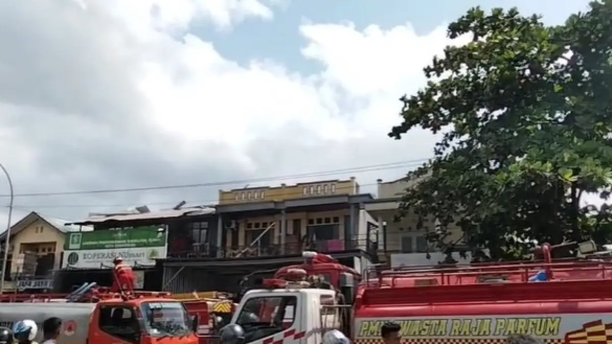 kebakaran di Samarinda.